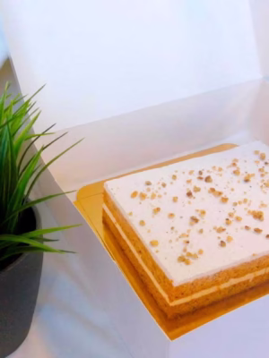 Tarta vegana de zanahoria