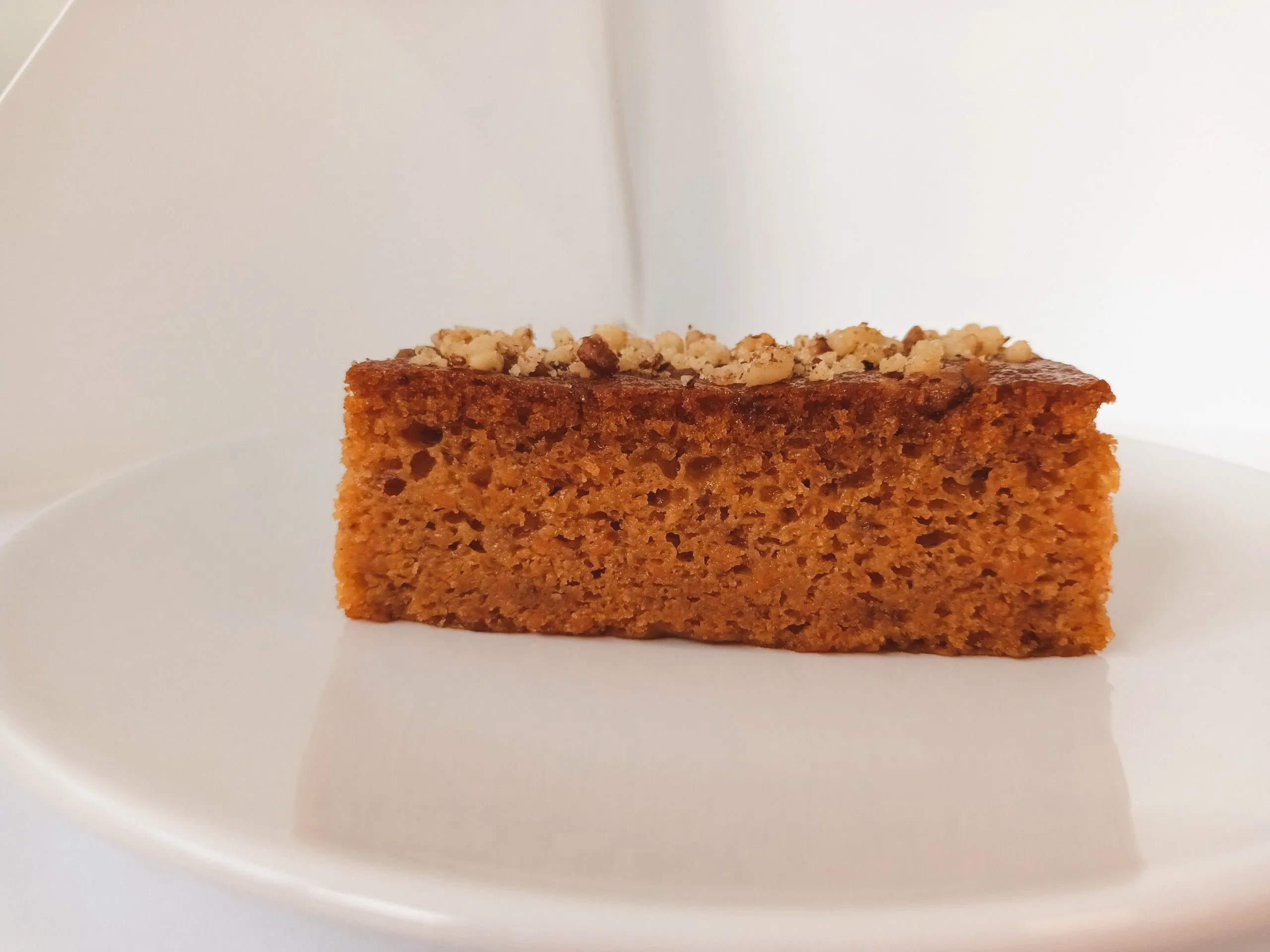 Bizcocho de zanahoria vegano